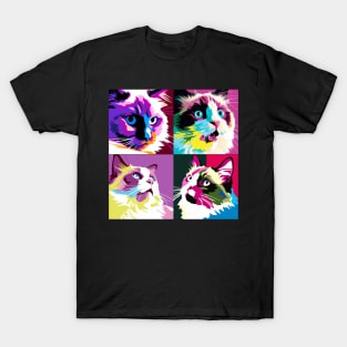 Ragdoll Pop Art - Cat Lover Gift T-Shirt